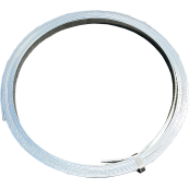 Earthing strap | Ring size: 25 kg,  30 x 3.5 mm | Hot-dip galvanised steel support